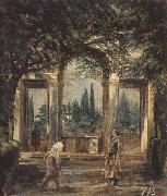 Diego Velazquez La Villa Medicis a Rome (le Pavillon d'Ariane) (df02) oil painting artist